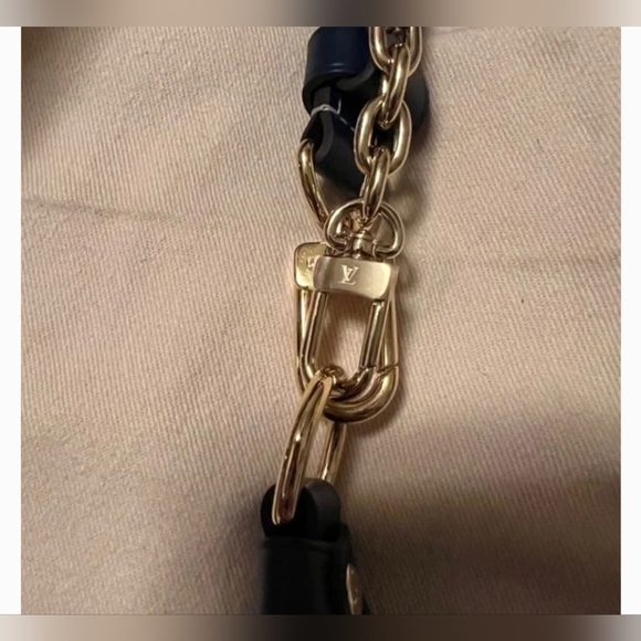 ❌NOT FOR SALE❌💙NWOT 2022 Louis Vuitton Blue Monogram Denim Jacquard Loop Bag💙 - Picture 9 of 10